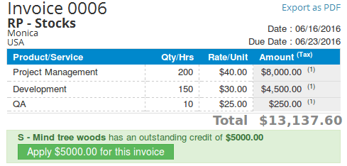 Pain-free Invoice